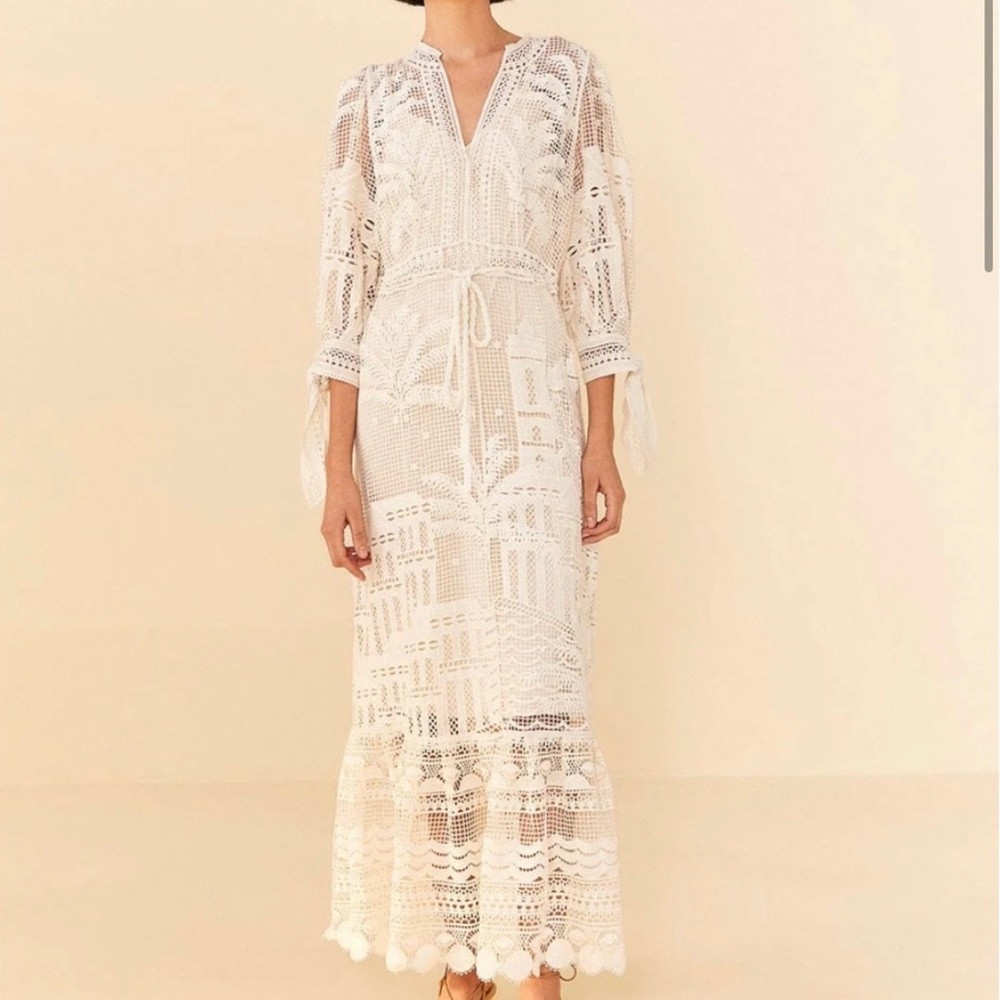 Farm Rio's Morada Boa dress- Brand New with tags- never worn- size M